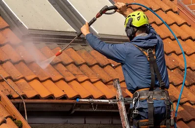 Démoussage et hydrofuge de toiture à Herbeville